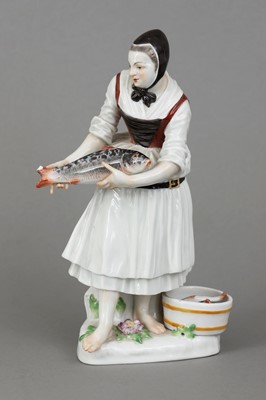 Lot 282 - MEISSEN Porzellanfigur "Fischverkäuferin"