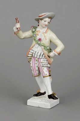 Lot 299 - KPM BERLIN Porzellanfigur "Galanter Gärtner"