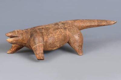 Lot 1048 - Afrikanische Reliquiarfigur "Krokodil"