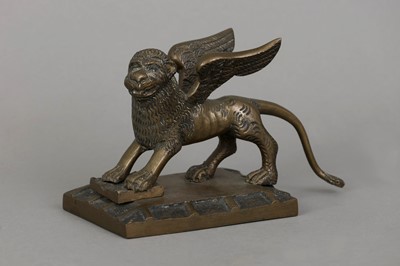 Lot 1165 - Bronzefigur "Markuslöwe"