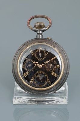 Lot 646 - Russische Taschenuhr des 19. Jahrhunderts mit großem Kalender