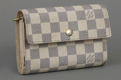 Lot 757 - LOUIS VUITTON (Paris) Portemonnaie "Damier Azur"