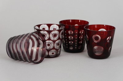 Lot 401 - 4 Carl ROTTER (Lübeck) Wassergläser
