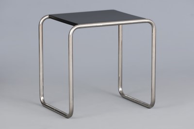 Lot 1630 - MARCEL BREUER Beistelltisch/Hocker "B9"