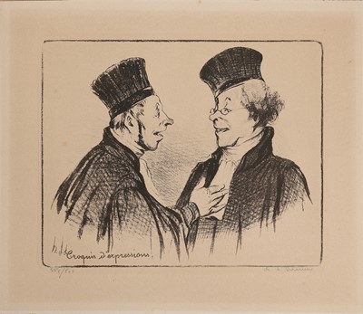 Lot 1681 - HONORÉ DAUMIER (1808 Marseille - 1879 Valmondois/Val-d'Oise)