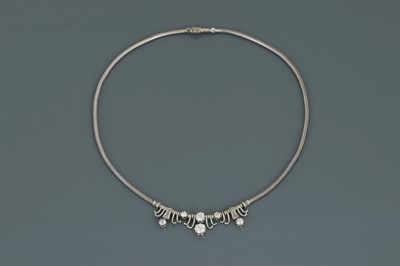 Lot 962 - Collier mit Diamanten