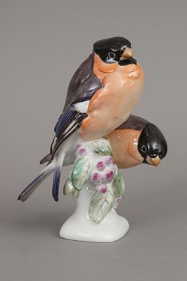 Lot 384 - MEISSEN Porzellanfigur "Paar Gimpel"