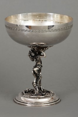 Lot 766 - H.R.W. FINK versilberte Tazza/ Anbietschale