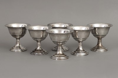 Lot 702 - 6 WEBSTER COMPANY (USA) Silber Eisschälchen