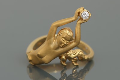 Lot 998 - CARRERA Y CARRERA (Madrid) Damenring, "Mermaid"