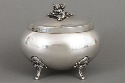 Lot 666 - Silber Zuckerdose im Biedermeier-Stil