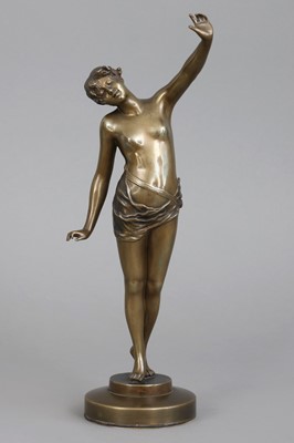 Lot 1852 - Bronzefigur des Jugendstil "tanzender weiblicher Akt"