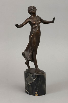 Lot 1419 - Jugendstil Bronzefigur "Tanzende"