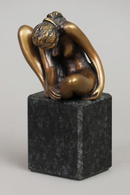 Lot 1448 - BRUNO BRUNI (*1935) Bronzefigur "Danae"