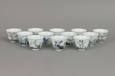 Lot 67 - 12 chinesische Porzellan Koppchen