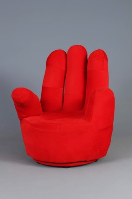 Lot 1832 - Moderner Drehsessel "Hand"