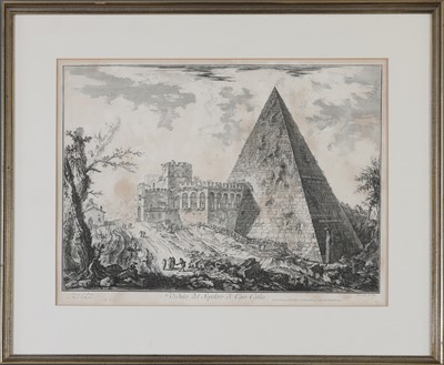 Lot 1680 - GIOVANNI BATTISTA PIRANESI (1720 wohl Mogliano bei Mestre - 1778 Rom)