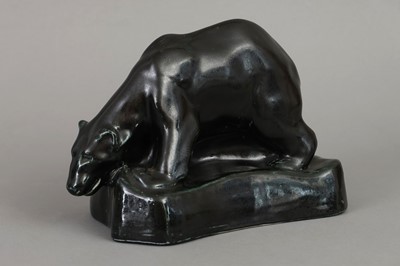 Lot 429 - wohl FRANÇOIS POMPON (1855-1933) Porzellanfigur "Eisbär"