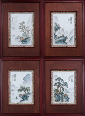 Lot 145 - 4 chinesische Porzellanbilder