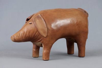 Lot 1285 - Dimitri OMERSA (1927-1975) Lederfigur /Hocker "Pig"