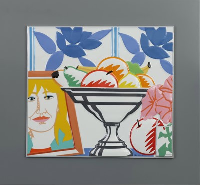 TOM WESSELMANN für ROSENTHAL Porzellanplatte "Stilleben"