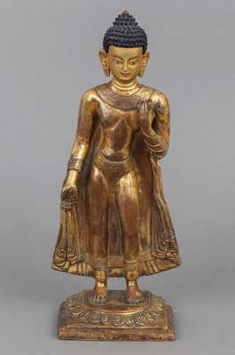 Lot 172 - Nepalesischer Bronzebuddha Shakyamuni