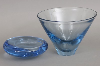 Lot 1105 - 2 Teile HOLMEGAARD (Denmark) Glas