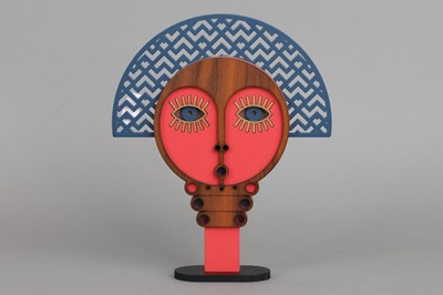 Lot 1813 - UMASQU Holzplastik "Maske"