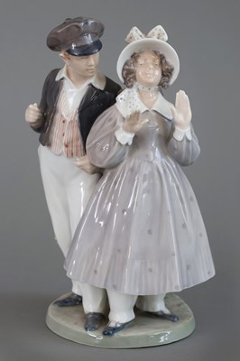 Lot 928 - ROYAL COPENHAGEN Porzellanfigur "Hans & Trine"