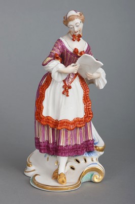 Lot 862 - NYMPHENBURG Porzellanfigur "Corine" aus der Commedia dell'Arte