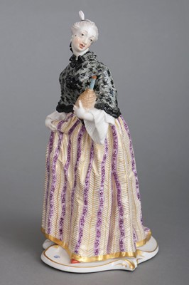 Lot 864 - NYMPHENBURG Porzellanfigur "Donna Martina" aus der Commedia dell'Arte