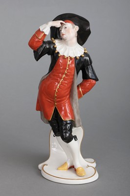 Lot 863 - NYMPHENBURG Porzellanfigur "Dottore" aus der Commedia dell'Arte