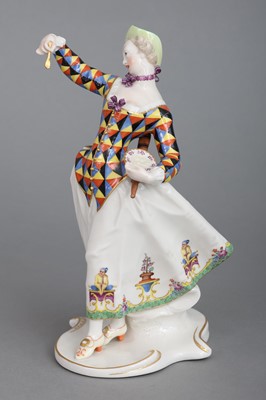 Lot 866 - NYMPHENBURG Porzellanfigur "Lalage" aus der Commedia dell'Arte