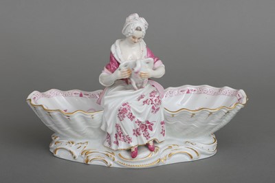 Lot 838 - Figürliche MEISSEN Porzellansaliere