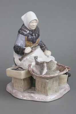 BING & GRÖNDHAL Porzellanfigur "Fischfrau"