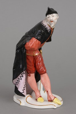 Lot 899 - NYMPHENBURG Porzellanfigur "Pantalone" aus der Commedia dell'Arte