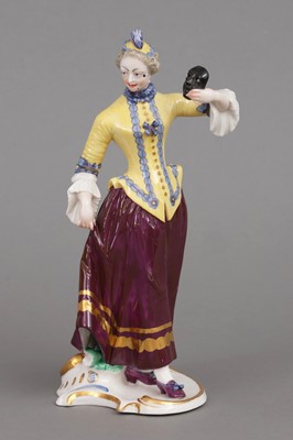 Lot 893 - NYMPHENBURG Porzellanfigur "Colombine" aus der Commedia dell'Arte