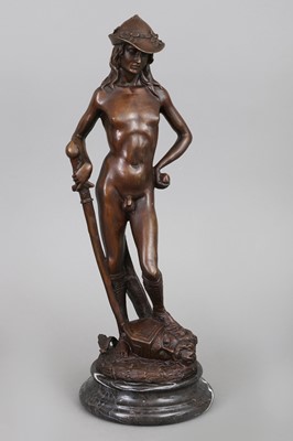 Lot 1864 - Bronzefigur des David (nach Donatello)