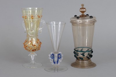 Lot 1093 - 3 Murano Pokalgläser