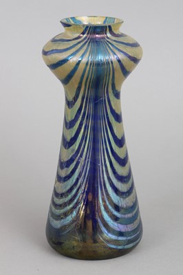 LÖTZ oder Umfeld Jugendstil Vase mit Rubin-Phänomen Dekor