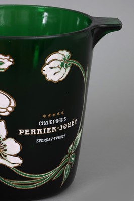Lot 1100 - Perrier-Jouet Glas Champagnerkühler und Tischascher