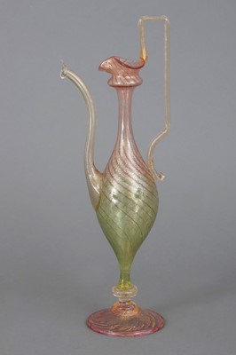 Lot 1122 - wohl SALVIATI (Murano) Glas-Kanne