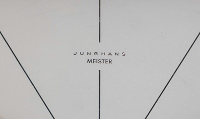 JUNGHANS (Germany) "Meister" Mid-century Tischuhr mit Schlagwerk