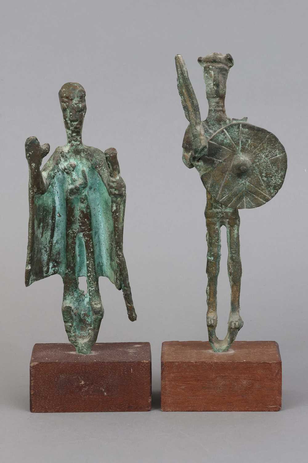 2 Museums-Repliken eisenzeitlicher nuraghischer (sardischer) Figuren