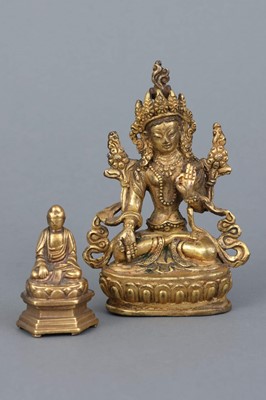 Lot 181 - 2 kleine Bronze Buddhafiguren