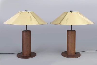 Lot 504 - Paar PETER PRELLER (Hamburger Designer) Tischlampen