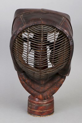 Englischer Kendo-(Stockkampf) oder Kolbenturnier-Helm des späten 19. Jahrhunderts
