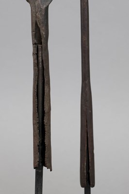 Paar afrikanische Speerspitzen der Masai (Ostafrika/Tanzania)