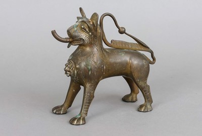 Lot 1135 - Aquamanile in Löwenform