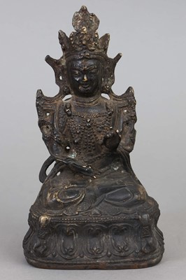Lot 70 - Chinesische Bronzefigur der Guanyin